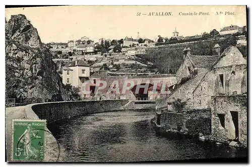 Cartes postales Avallon Cousin le Pont