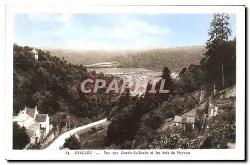 Ansichtskarte AK Avallon Vue sur Cousin la Reche et les beis du Morvan