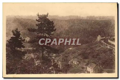 Cartes postales Avallon Vue sur la Vallee du Cousin prise des Chaumes