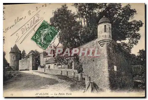Cartes postales Avallon la Petite Porte