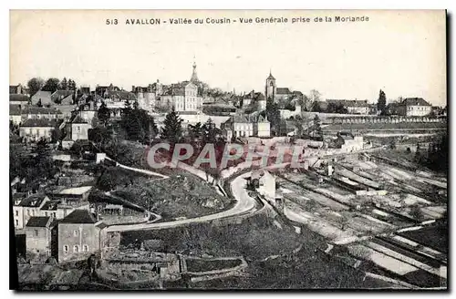 Cartes postales Avallon Vallee du Cousin Vue generale prise de la Morlande
