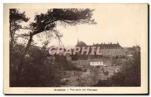 Cartes postales Avallon Vue prise des Chaumes