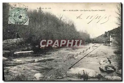 Cartes postales Avallon Un Coin du Cousin Inedit