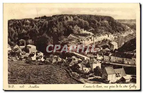 Cartes postales Avallon Cousin le Pont vue prise de la Cote Gally