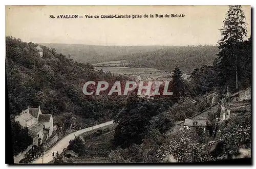 Ansichtskarte AK Avallon Vue de la Cousin Laroche prise de la Rue du Bel Air