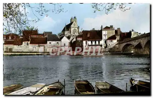 Ansichtskarte AK Villeneuve sur Yonne Vue vers l'Eglise Notre Dame