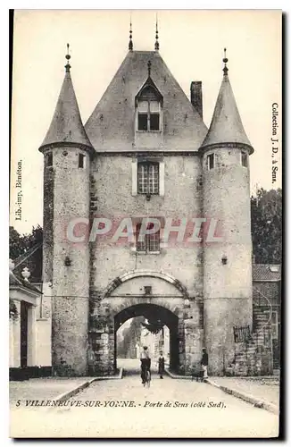 Ansichtskarte AK Villeneuve sur Yonne Porte de Sens cote Sud