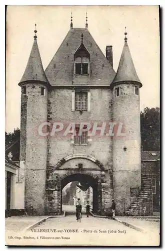 Ansichtskarte AK Villeneuve sur Yonne La Porte de Sens cote Sud