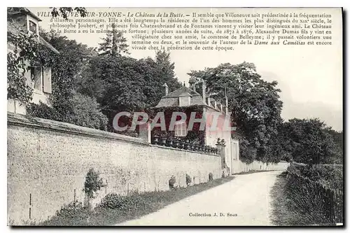 Cartes postales Villeneuve sur Yonne Le Chateau de la Butte