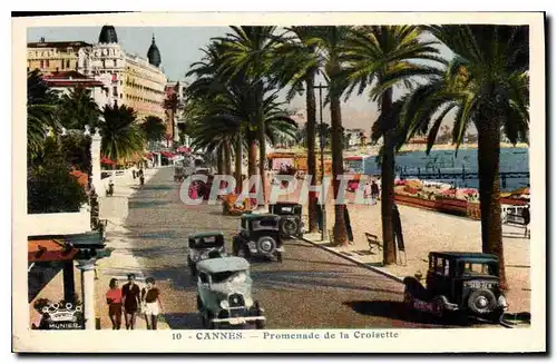 Cartes postales Cannes Promenade de la Croisette