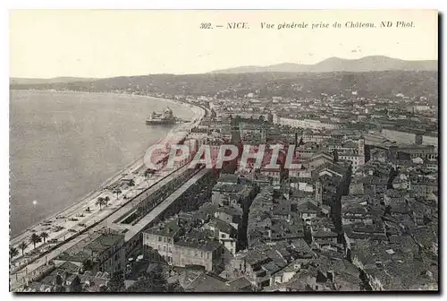 Cartes postales Nice Vue generale prise du Chateau