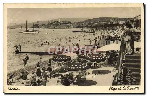 Cartes postales Cannes Plage de la Croisette