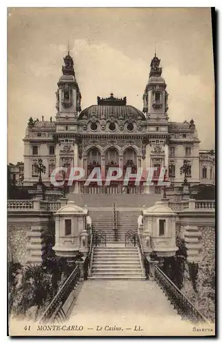 Cartes postales Monte Carlo le Casino