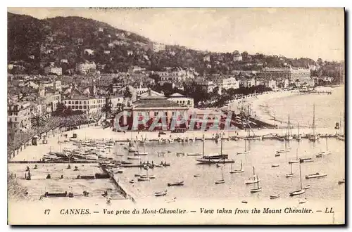 Cartes postales Cannes Vue prise du Mont Chevalier