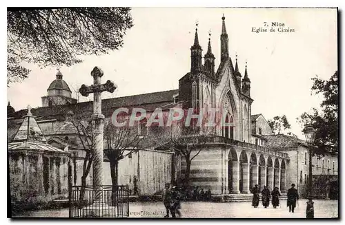 Cartes postales Nice Eglise de Cimiez