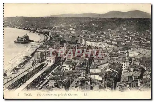 Cartes postales Nice Vue panoramique prise du Chateau