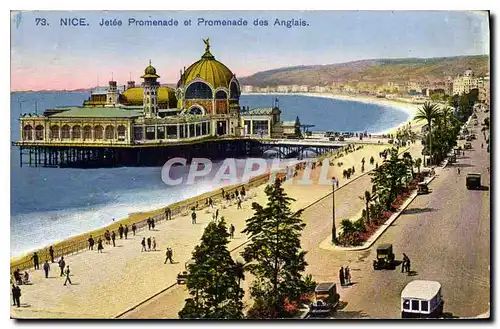 Cartes postales Nice Jetee Promenade et Promenade des Anglais