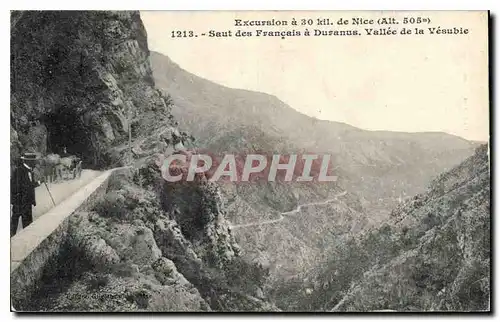 Ansichtskarte AK Excursion a 30 km de Nice Saut des Francais a Duranus Vallee de la Vesubie