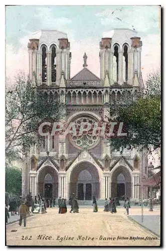 Cartes postales Nice Eglise Notre Dame