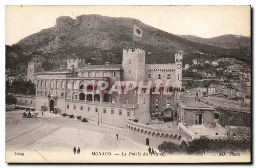 Cartes postales Monaco Le Palais du Prince