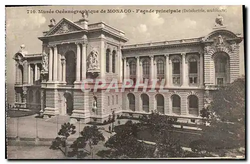 Ansichtskarte AK Musee Oceanographique de Monaco Facade Principale