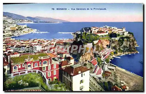 Cartes postales Monaco Vue generale de la Principaute