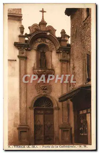 Cartes postales Vence A M Porte de la Cathedrale