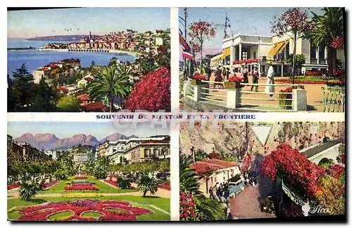 Ansichtskarte AK Menton La Ville Les Jardins Le Casino Le Poste Fichliere