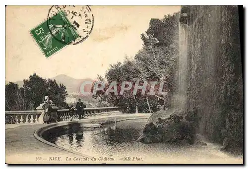 Ansichtskarte AK Nice La Cascade du Chateau