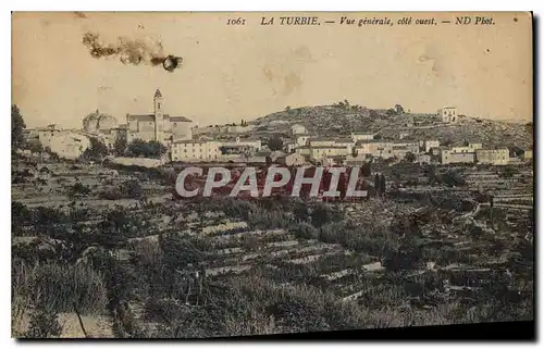 Cartes postales La Turbie Vue generale cote ouest