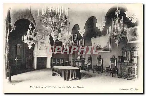 Cartes postales Palais de Monaco La Salle des Gardes