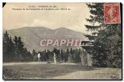 Cartes postales Turini A M Plateau de la Calmette et l'Aution