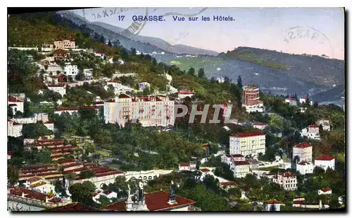 Ansichtskarte AK Grasse Vue sur les Hotels