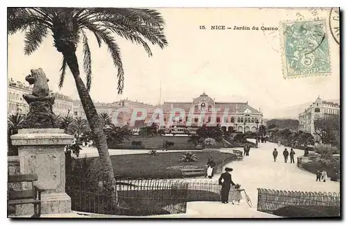 Cartes postales Nice Jardin du Casino