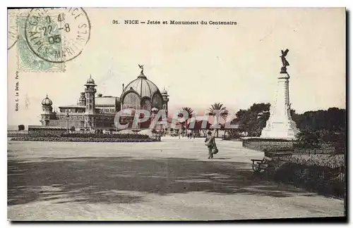 Ansichtskarte AK Nice Jetee et monument du Centenaire