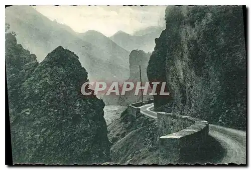 Cartes postales Routes des Alpes de Nice a Barcelonnette Route de Peone a Guillaumes