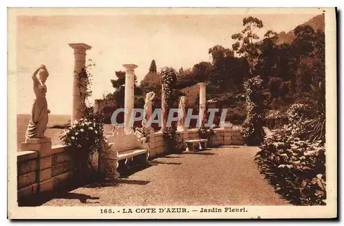 Ansichtskarte AK La Cote d'Azur Jardin Fleuri