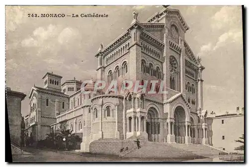 Cartes postales Monaco la Cathedrale
