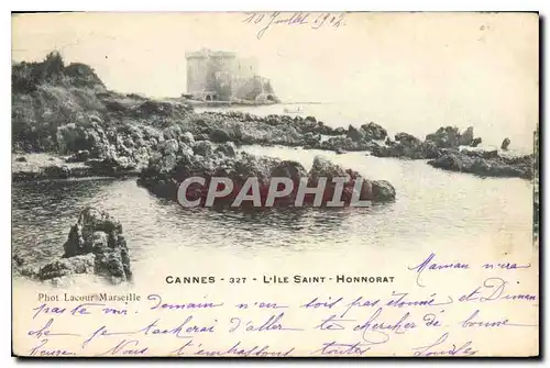 Cartes postales Cannes L'Ile Saint Honnorat