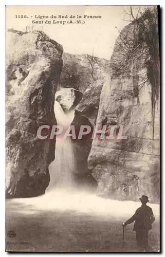 Cartes postales Ligne du Sud de la France Saut du Loup A M