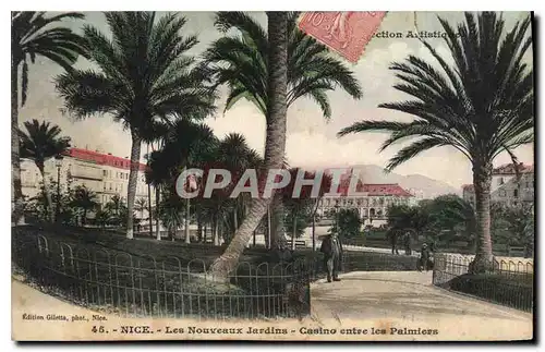 Cartes postales Nice Les Nouveaux Jardins Casino entree les Palmiers