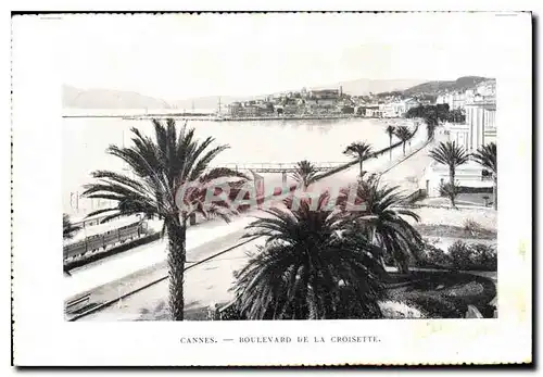 Cartes postales Cannes Boulevard de la Croisette