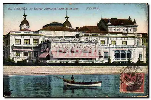 Cartes postales Le Casino Municipal cote de la mer