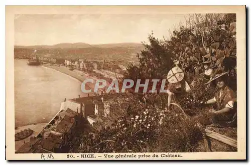 Cartes postales Nice Vue generale prise du Chateau