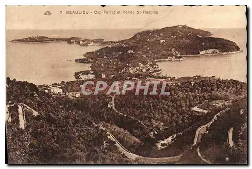 Cartes postales Beaulieu Cap Ferrat et Points St Hospice