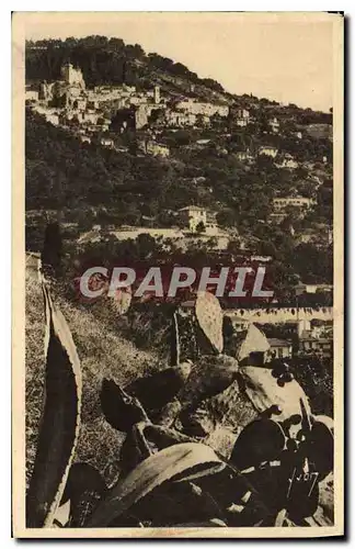 Cartes postales Cote d'Azur Roquebrune Alpes Maritimes dans son nid de verdure