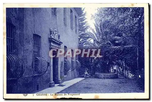 Cartes postales Grasse La Maison Fragonard