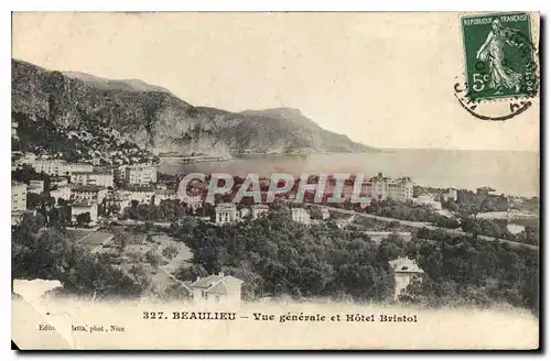 Cartes postales Beaulieu Vue generale et Hotel Bristol