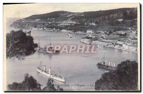 Cartes postales Villefranche l'Escadre Bateaux