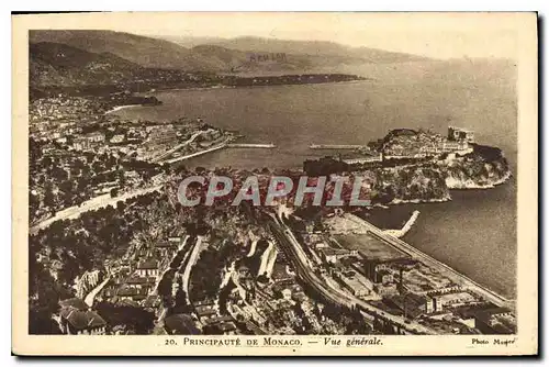 Cartes postales Principaute de Monaco Vue generale